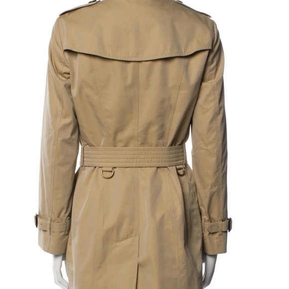 Burberry Beige Double-Breasted Trench Coat - Picture 3 of 7